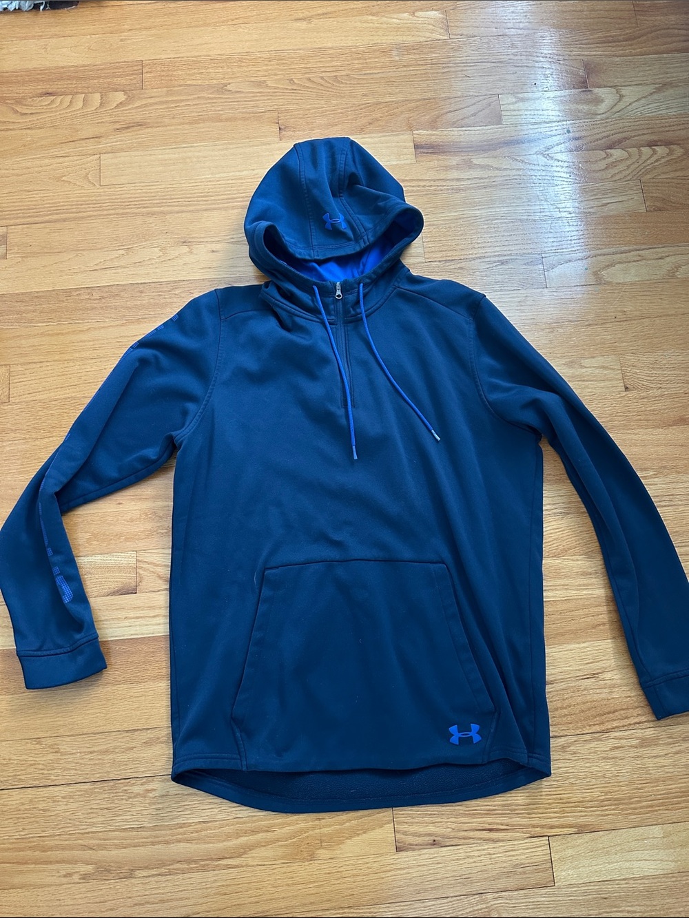 Under Armour Dark Navy Hooded Performance Pullover